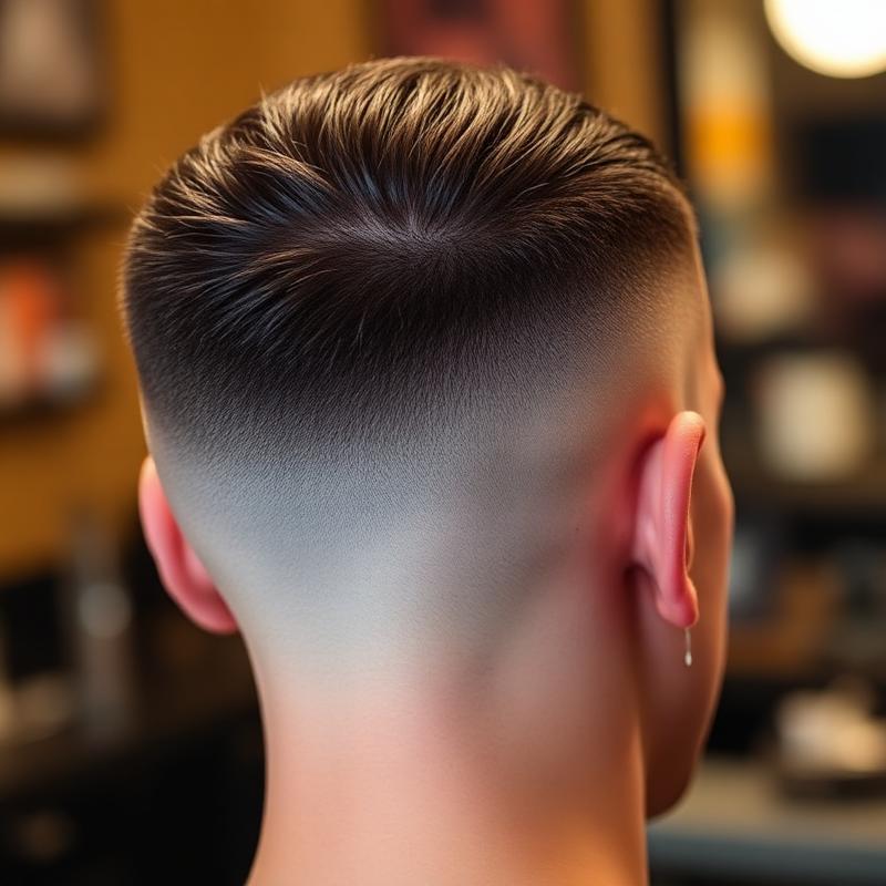 Skin fade haircut